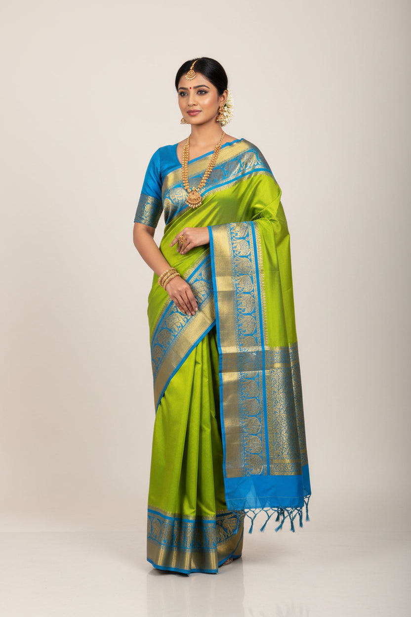 Pure Mysore Silk Saree.