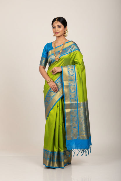 Pure Mysore Silk Saree.