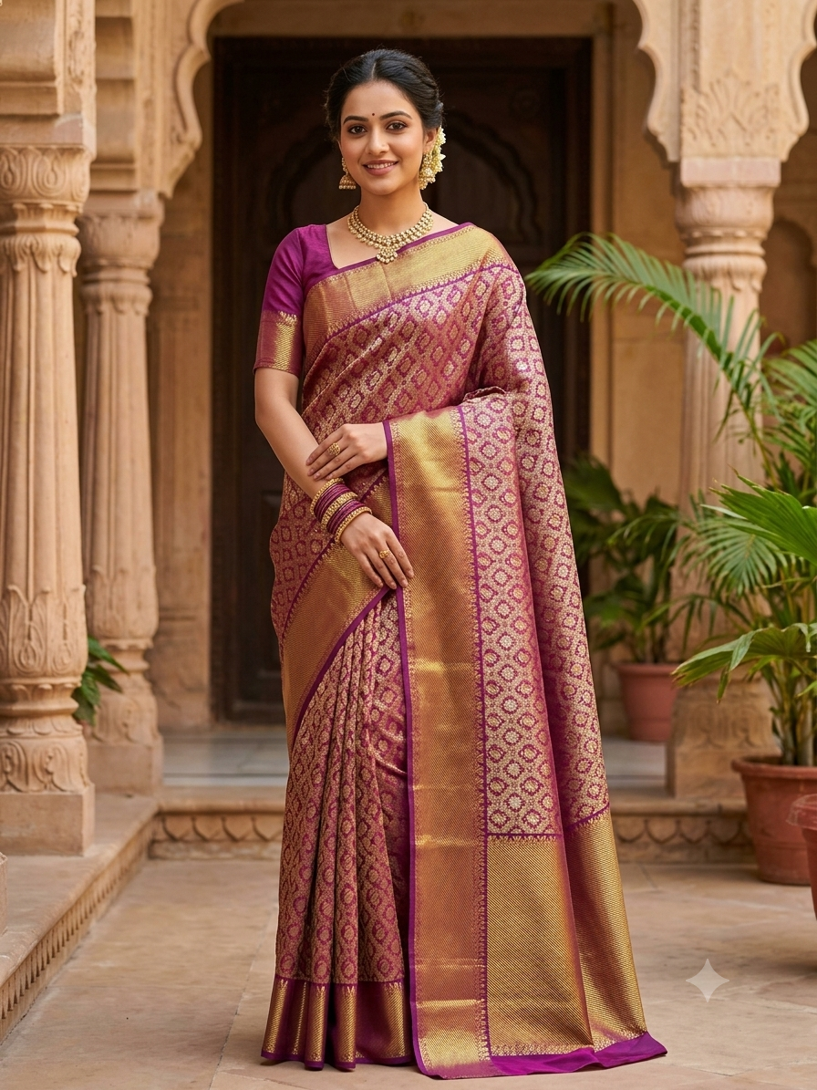 Pure Kanchipuram Silk Saree