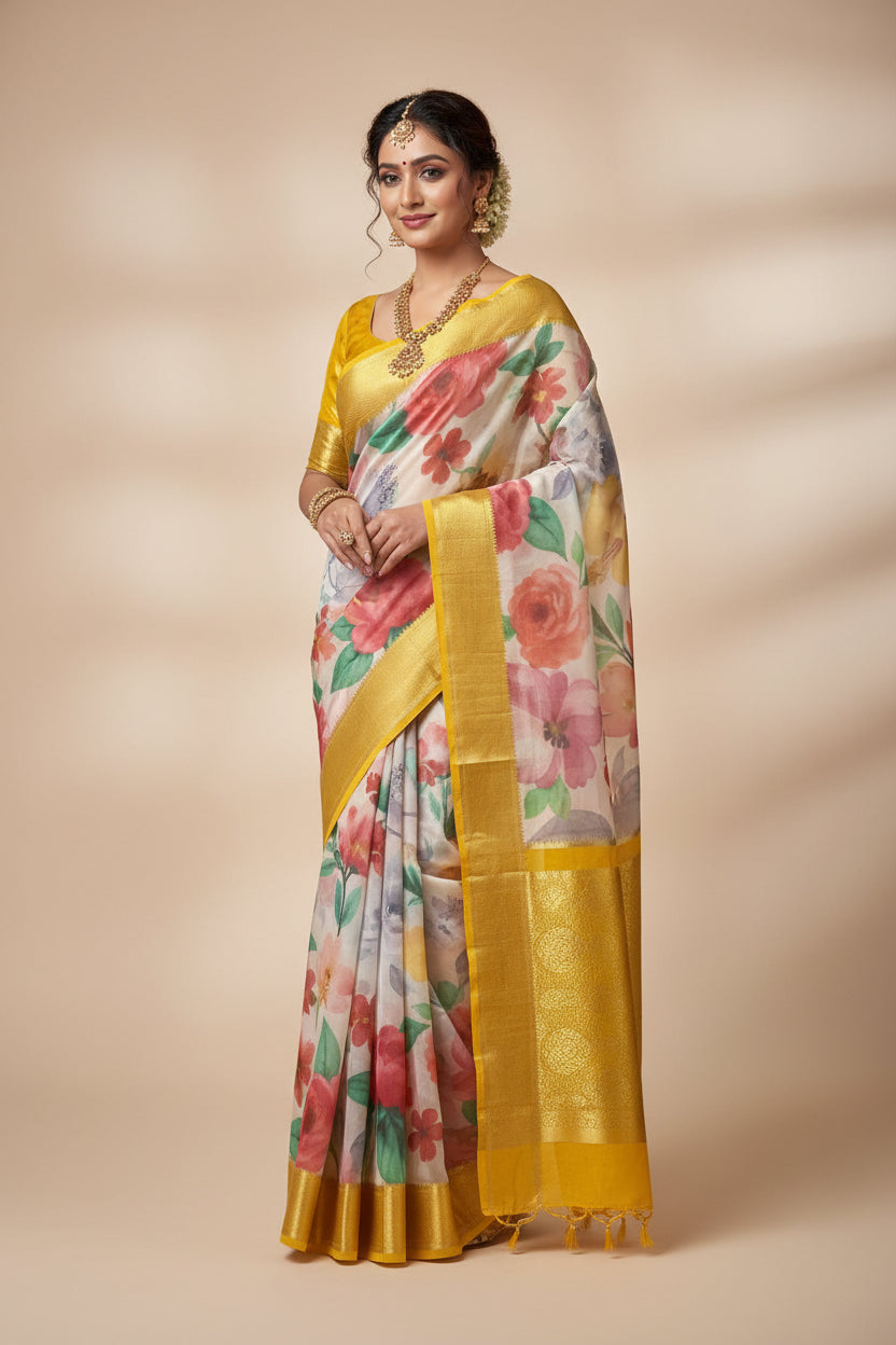 Pure Mysore Silk Saree.