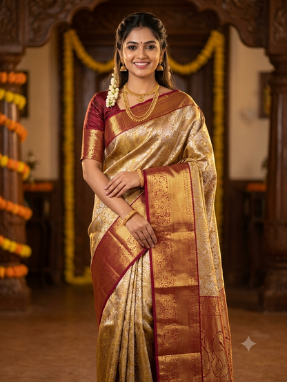 Pure Kanchipuram Silk Saree