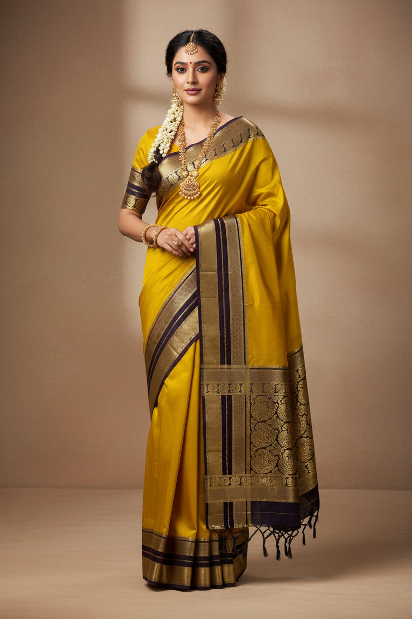 Pure Mysore Silk Saree.