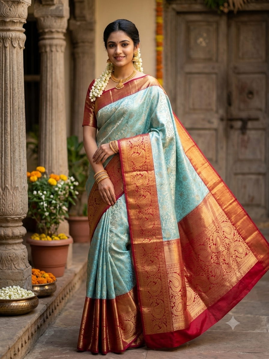 Pure Kanchipuram Silk Saree