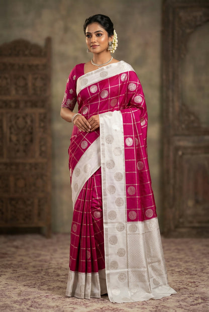 Kanchi Mix Silk Saree
