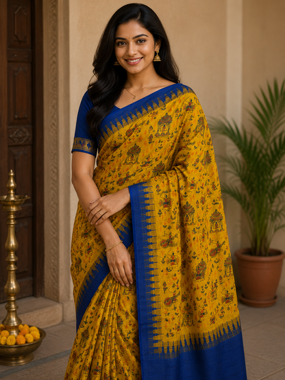 Pure Cotton Silk Saree