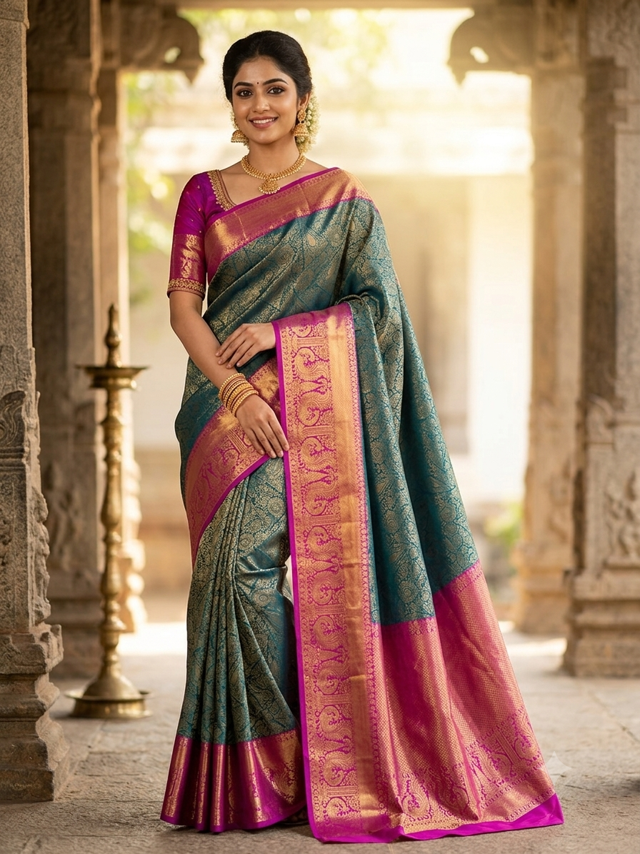 Pure Kanchipuram Silk Saree