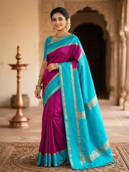 Pure Mysore Silk Saree.