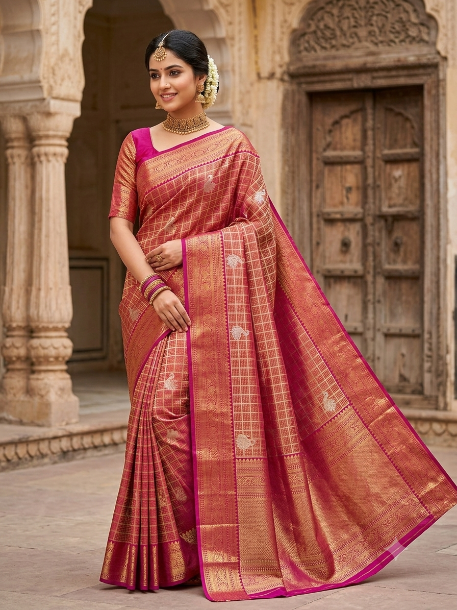 Pure Kanchipuram Silk Saree