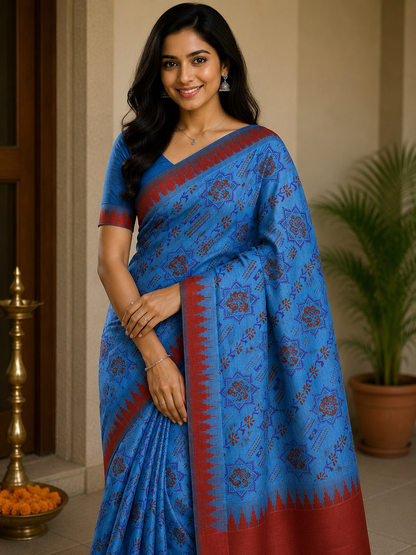 Pure Cotton Silk Saree