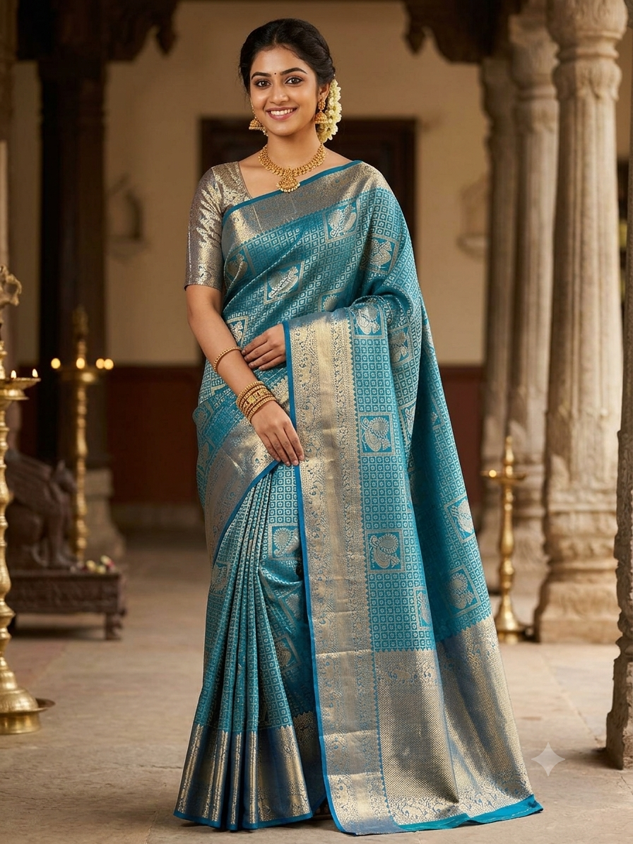 Pure Kanchipuram Silk Saree