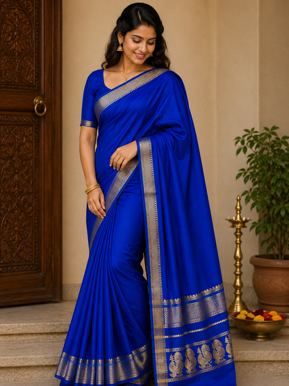 Pure Mysore Silk Saree.