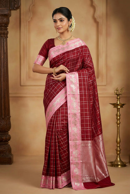 Kanchi Mix Silk Saree