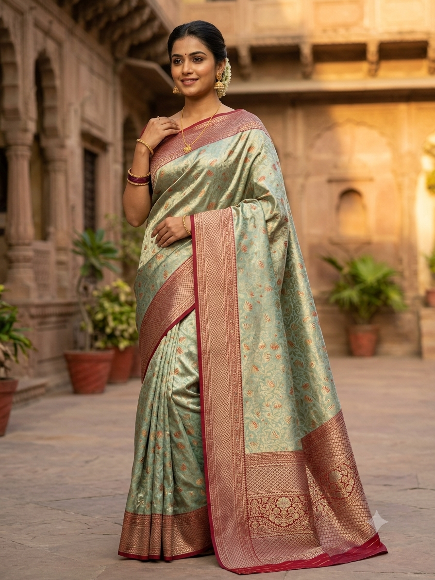 Pure Kanchipuram Silk Saree
