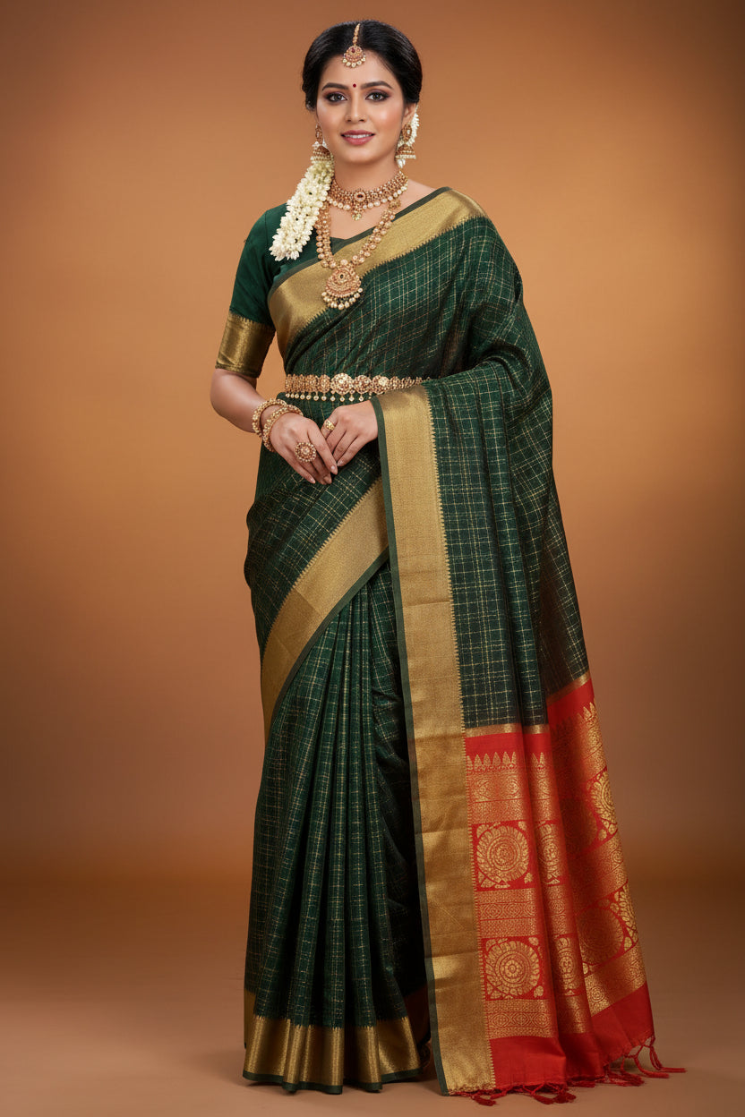 Pure Mysore Silk Saree.
