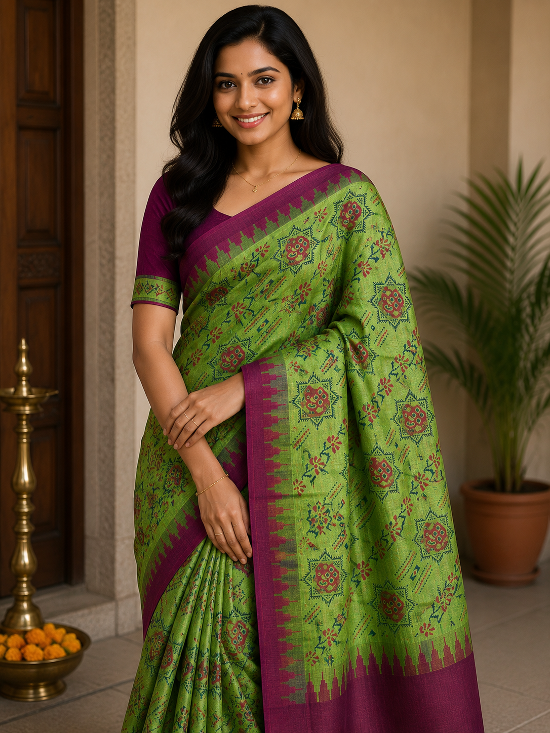 Pure Cotton Silk Saree