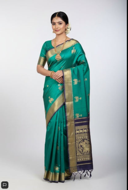 Pure Kanchipuram Silk Saree
