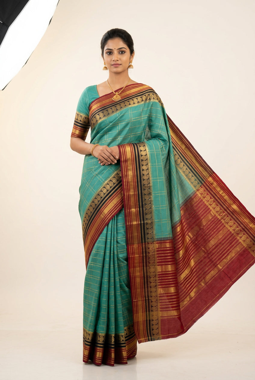 Pure Mysore Silk Saree.