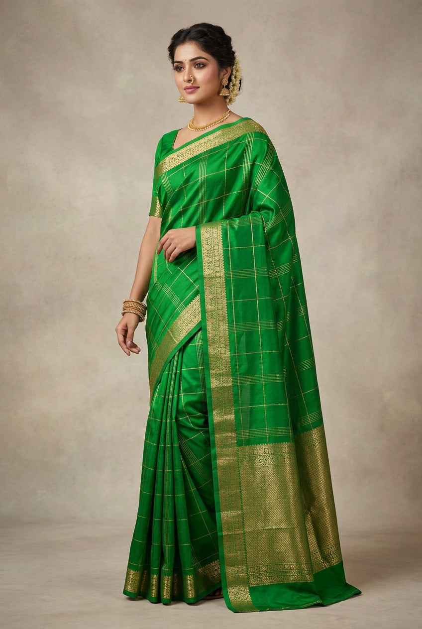 Pure Mysore Silk Saree.