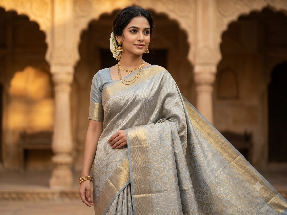 Pure Kanchipuram Silk Saree