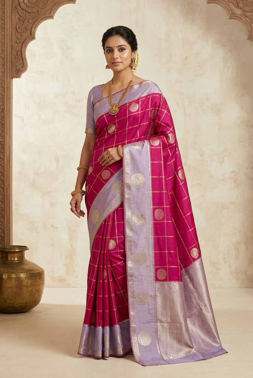 Kanchi Mix Silk Saree
