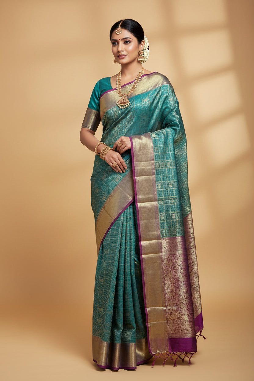Pure Kanchipuram Silk Saree