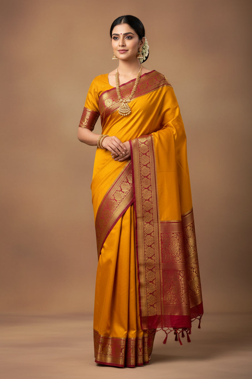 Pure Mysore Silk Saree.