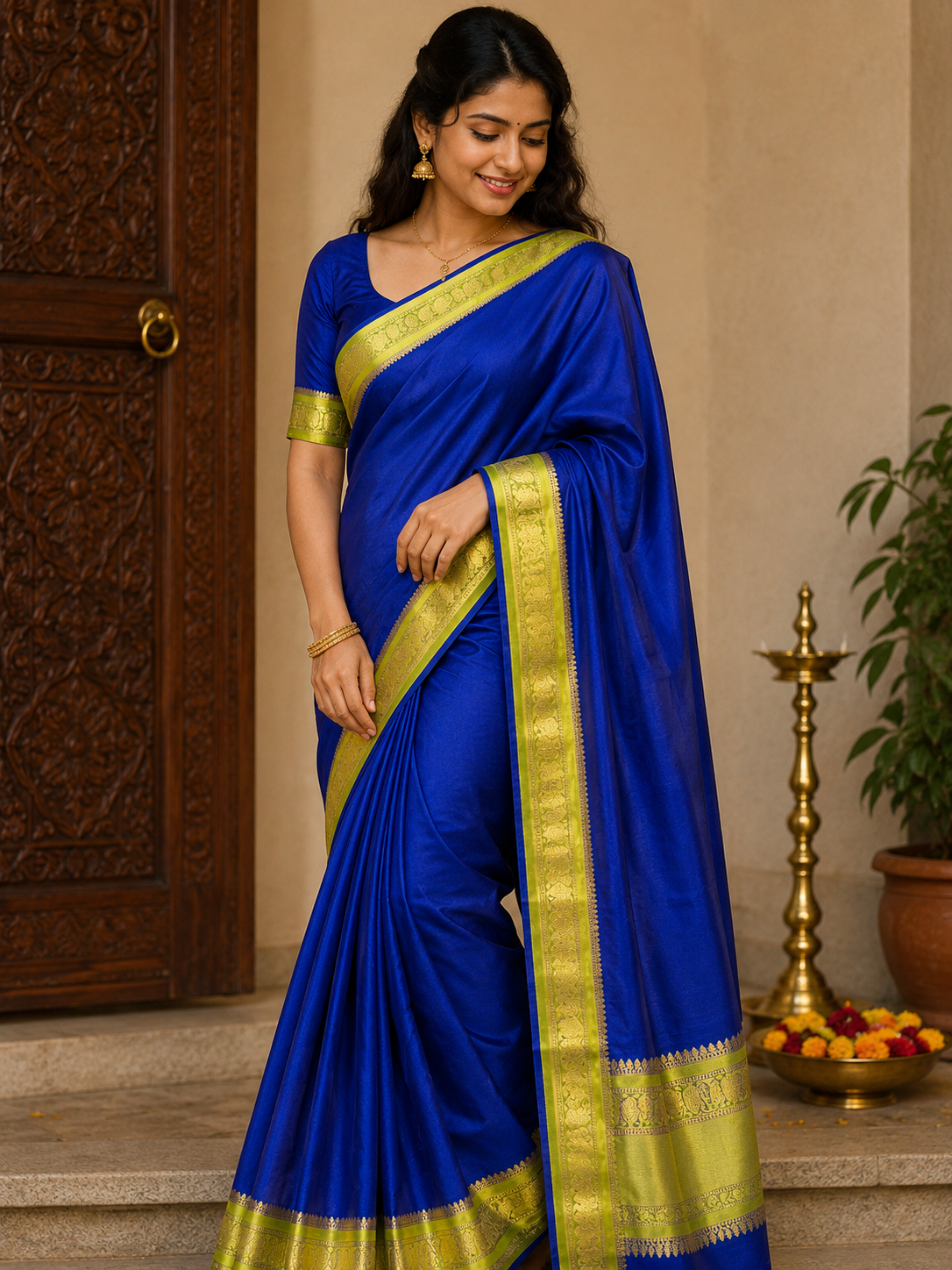 Pure Mysore Silk Saree.