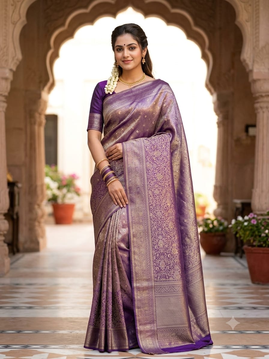 Pure Kanchipuram Silk Saree