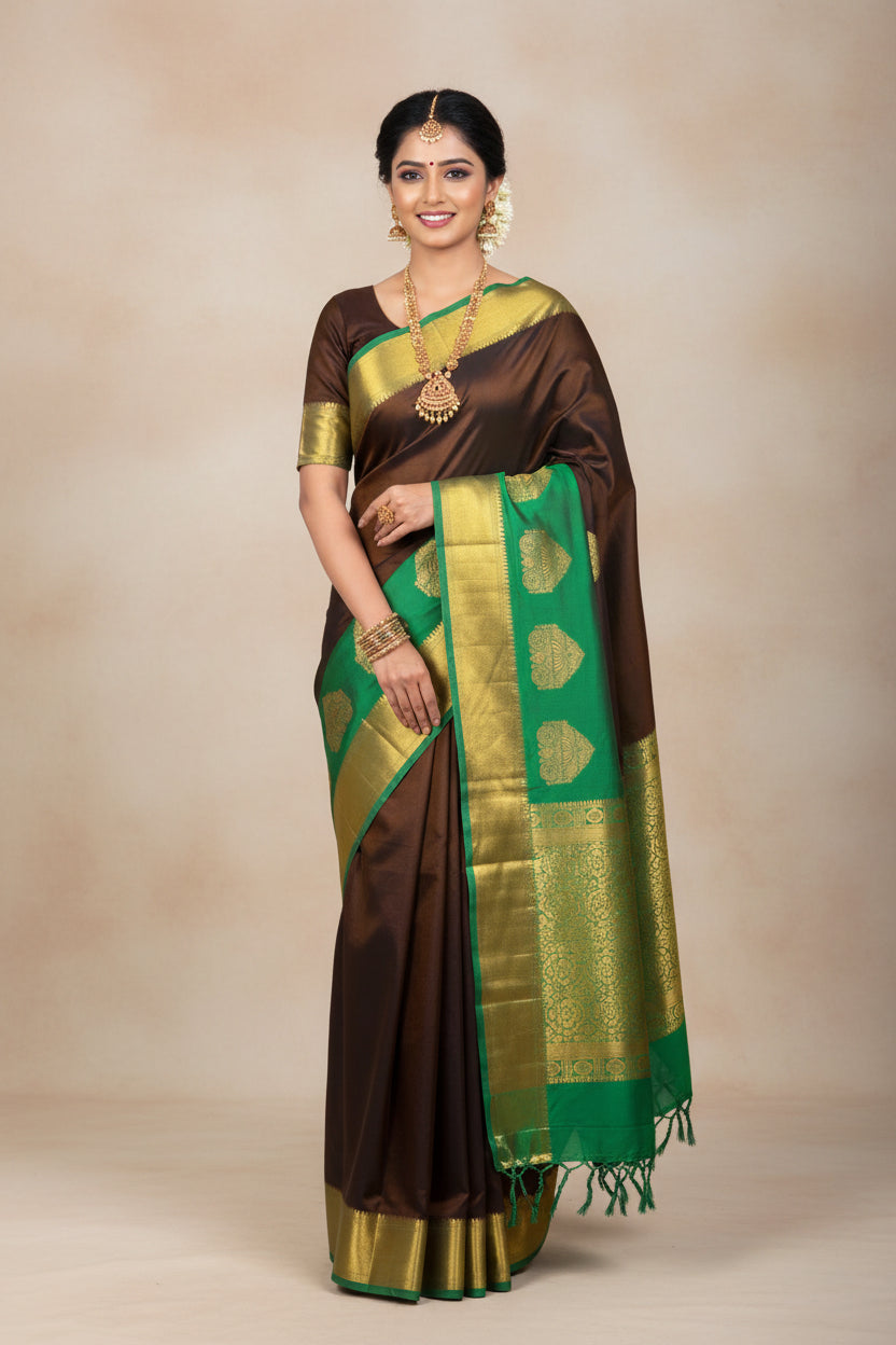 Pure Mysore Silk Saree.
