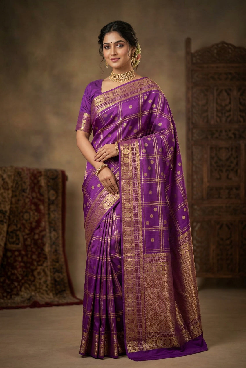 Pure Mysore Silk Saree.