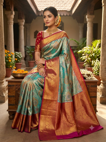 Pure Kanchipuram Silk Saree