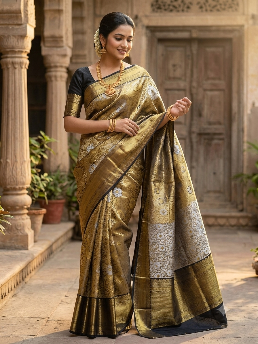 Pure Kanchipuram Silk Saree
