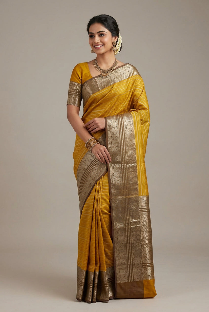 Kanchi Mix Silk Saree