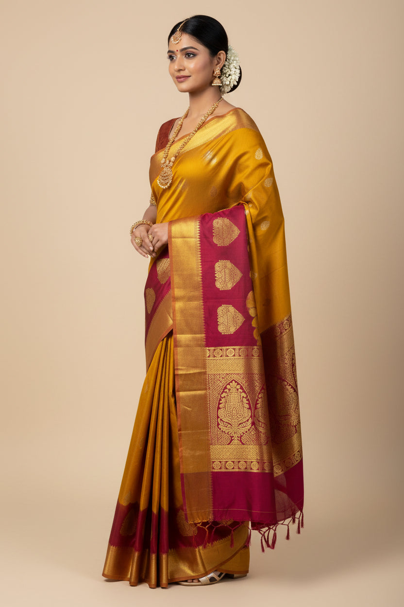 Pure Mysore Silk Saree.