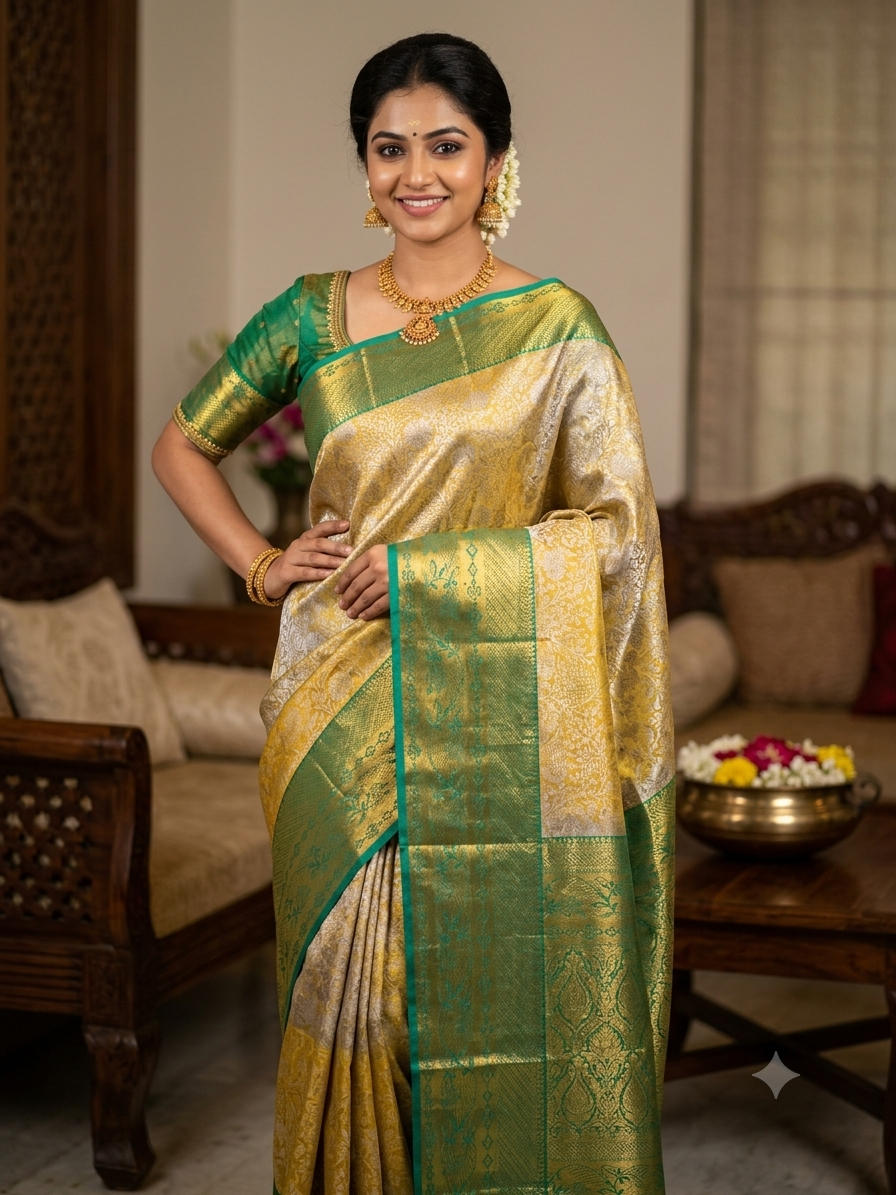Pure Kanchipuram Silk Saree
