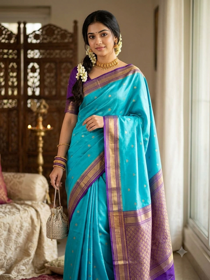 Pure Mysore Silk Saree.