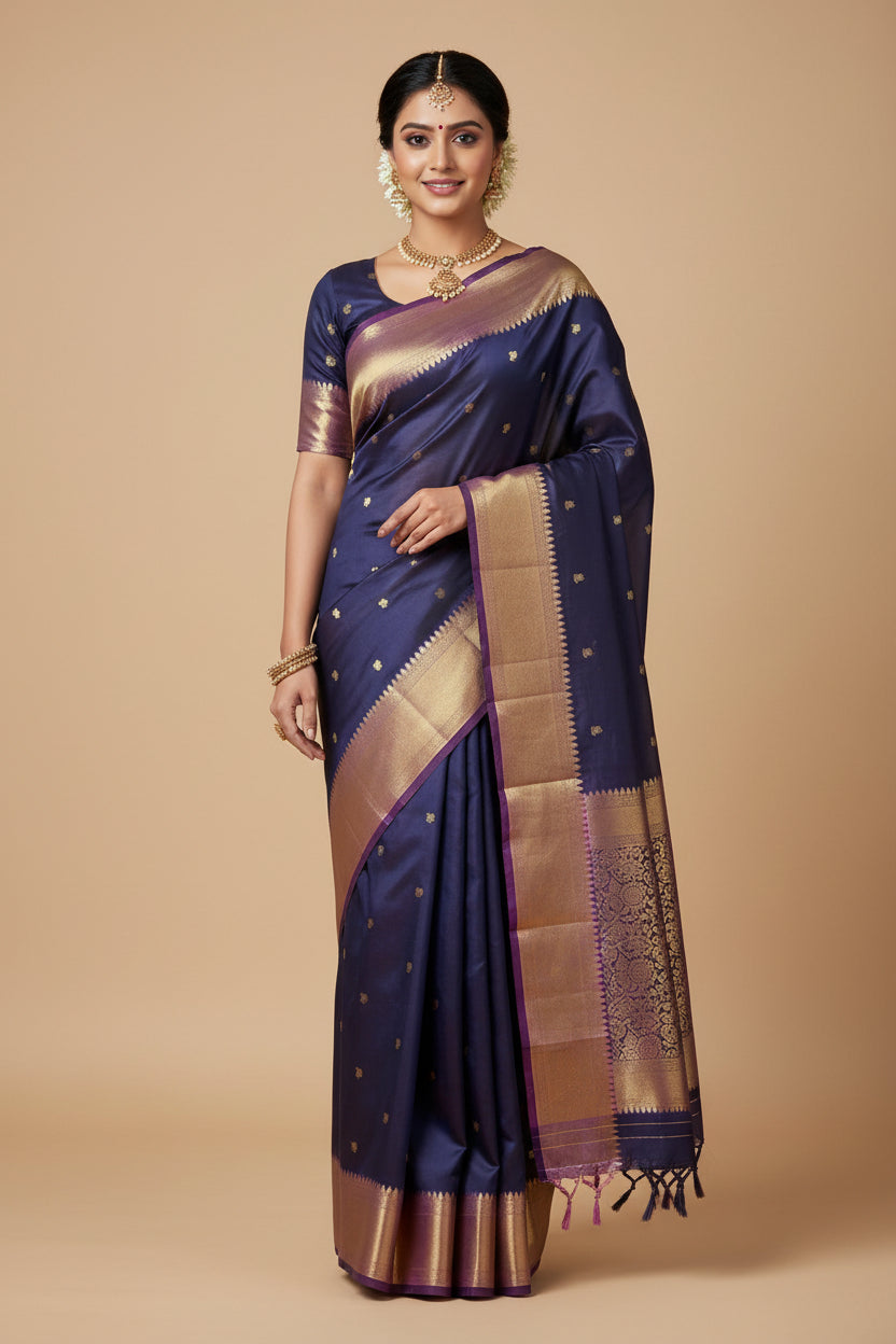 Kanchi Mix Silk Saree