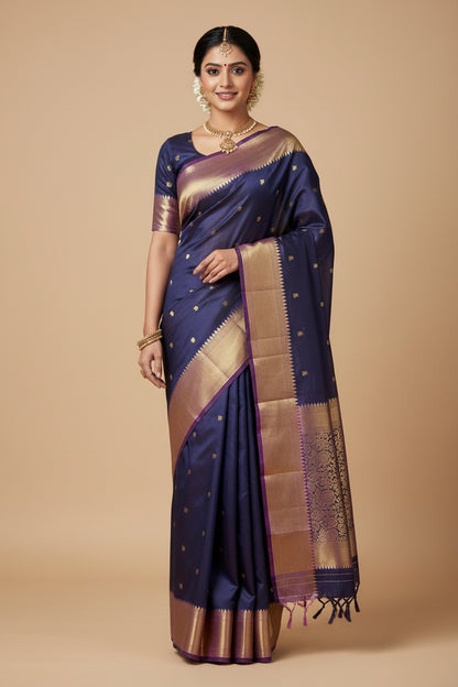 Kanchi Mix Silk Saree