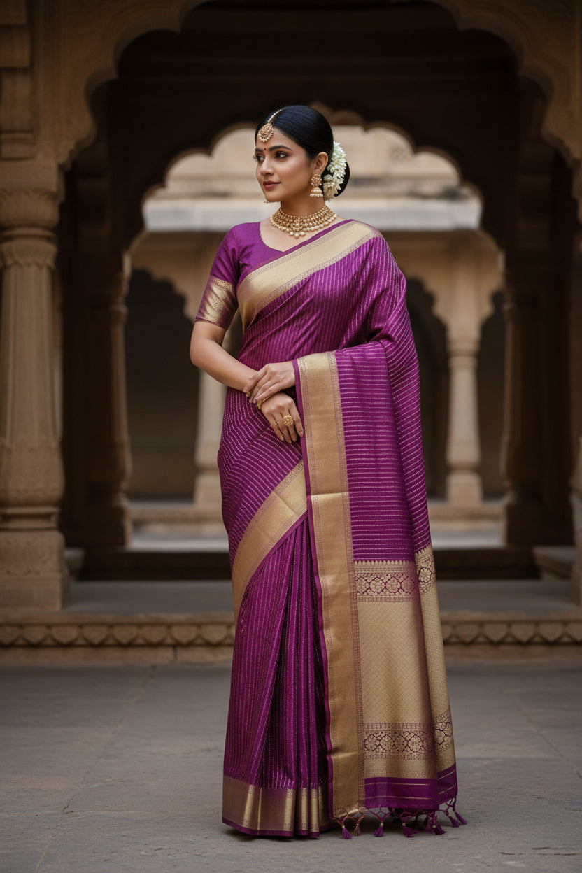 Pure Mysore Silk Saree.