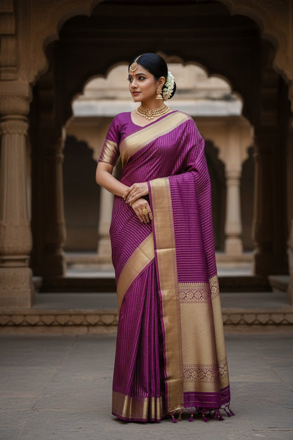 Pure Mysore Silk Saree.