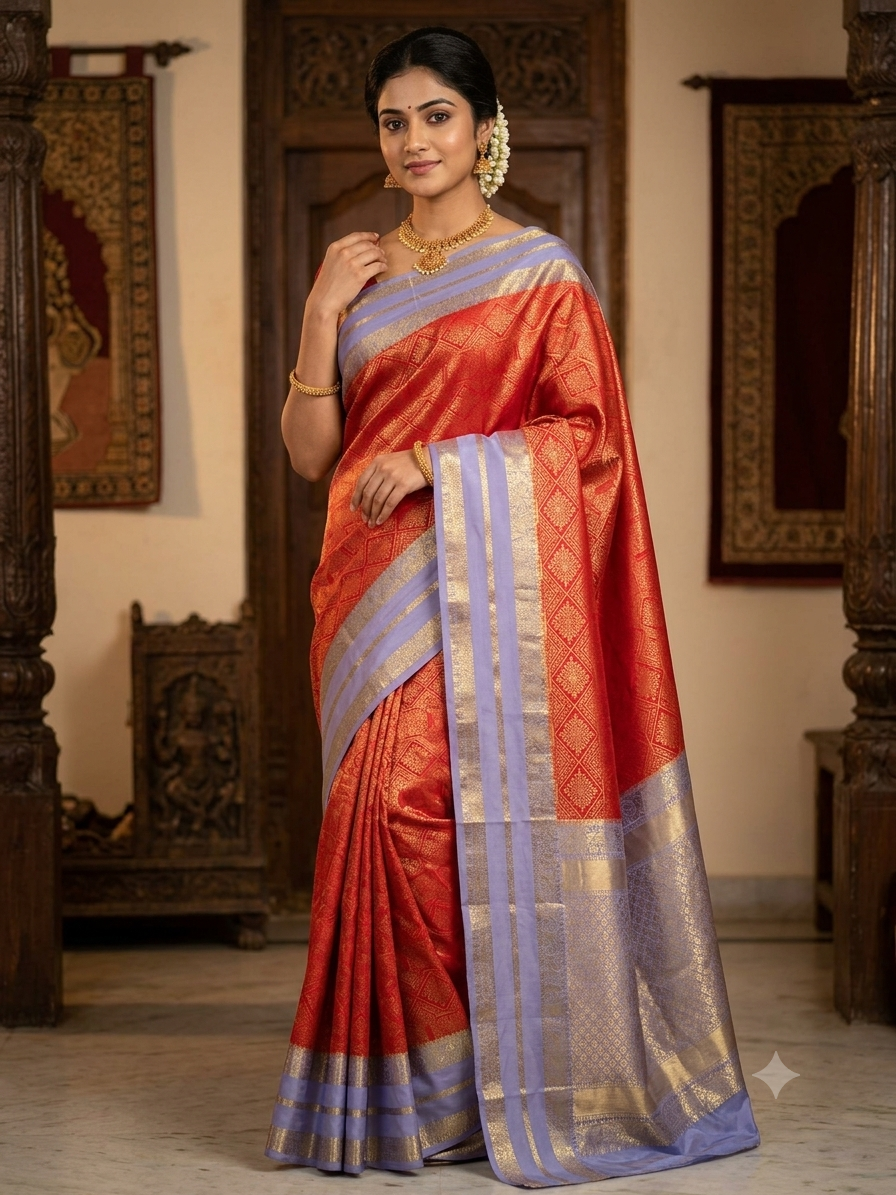Kanchi Mix Silk Saree