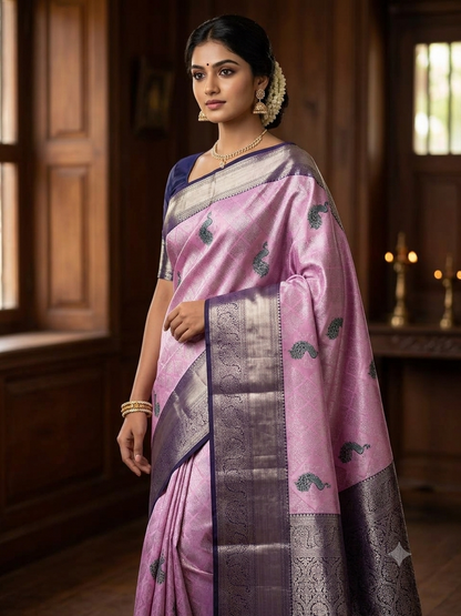 Kanchi Mix Silk Saree