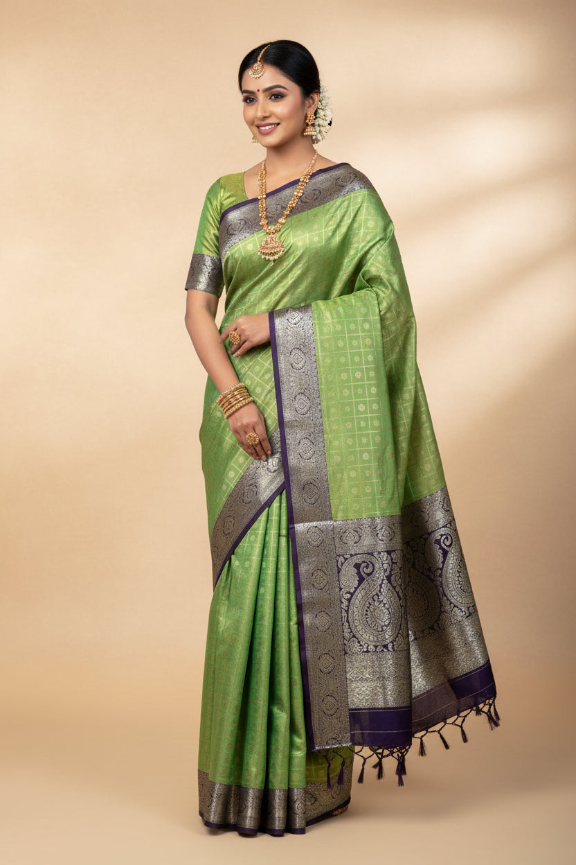 Kanchi Mix Silk Saree