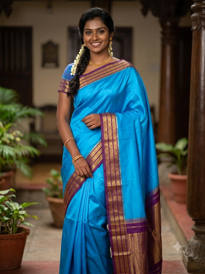 Pure Mysore Silk Saree ( 60 Grams )