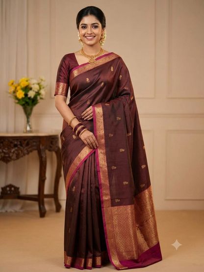 Kanchi Mix Silk Saree