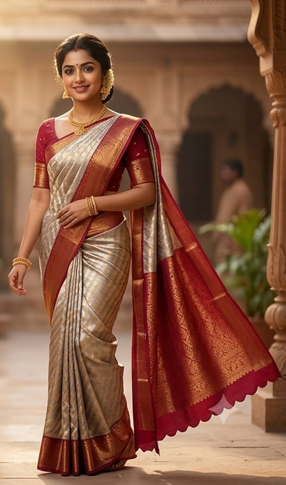 Pure Kanchipuram Silk Saree