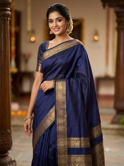 Pure Cotton Silk Saree