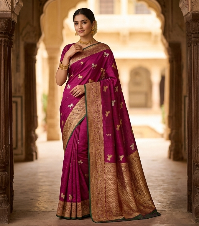 Pure Kanchipuram Silk Saree