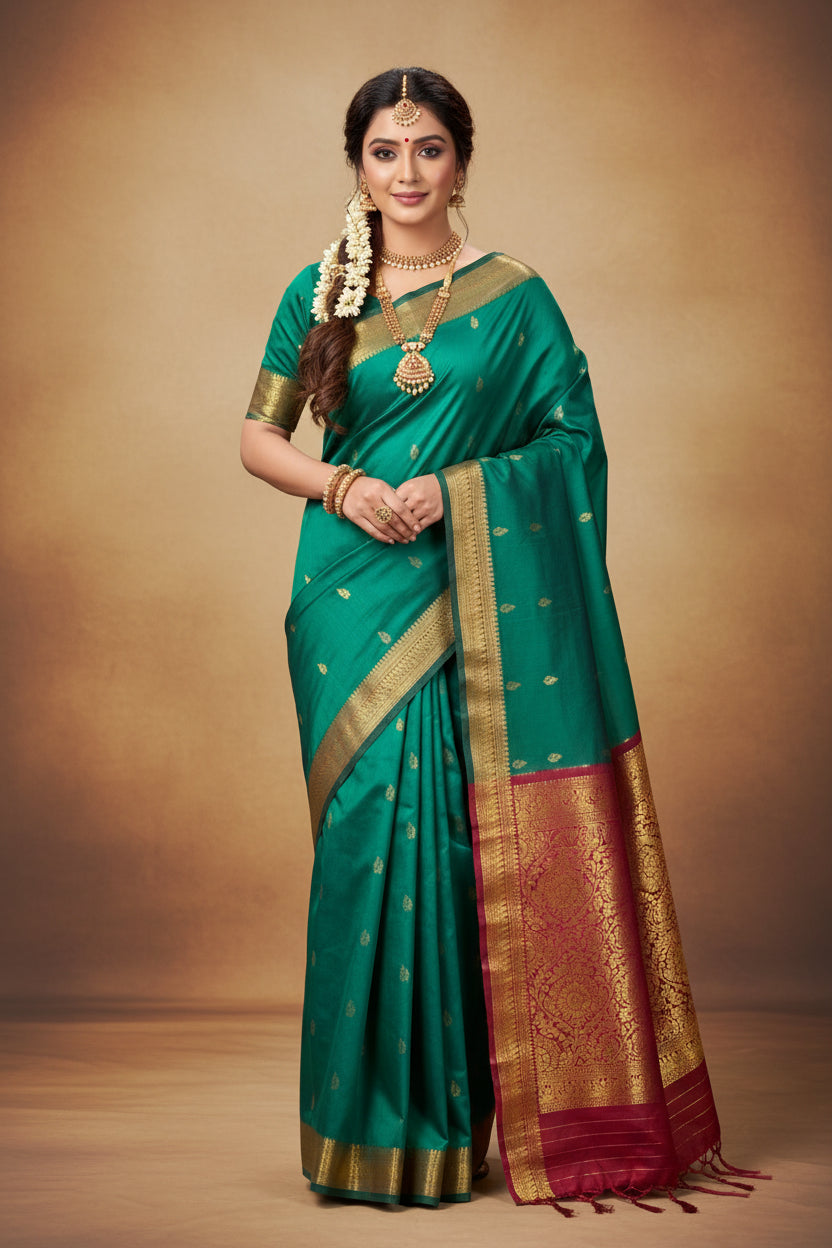 Pure Cotton Silk Saree