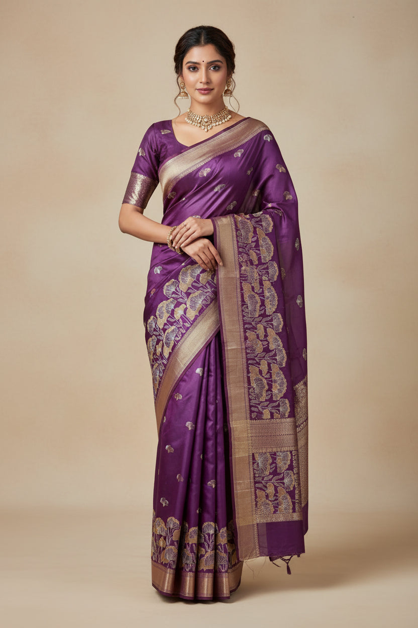 Tussar Silk Saree.